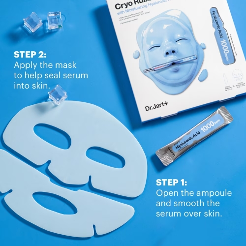 Dr. Jart Cryo Rubber Face Mask With Moisturizing Hyaluronic Acid 1ea