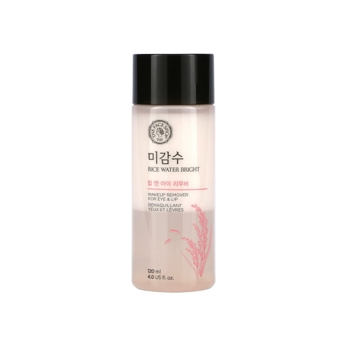 THE FACE SHOP Rice Water Bright Makeup Remover For Lip & Eye 120ml