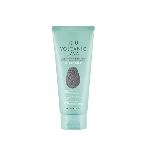 THE FACE SHOP Jeju Volcanic Lava Deep Pore Cleansing Foam Scrub 140ml