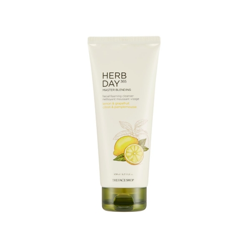 THE FACE SHOP Herb Day 365 Master Blending Foaming Cleanser Lemon & Grapefruit 170ml