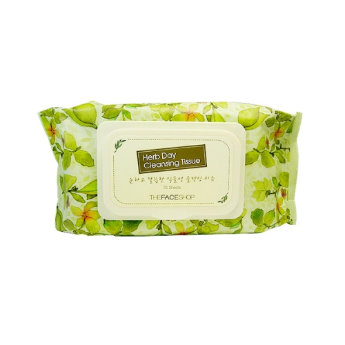 THE FACE SHOP Herb Day Cleansing Tissue_70ea