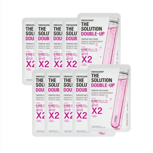 THE FACE SHOP The Solution Double-up Firming Face Mask 20mL*10EA