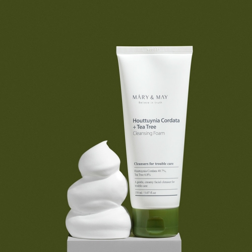 Mary&May Houttuynia Cordata+Tea Tree Cleansing Foam 150ml