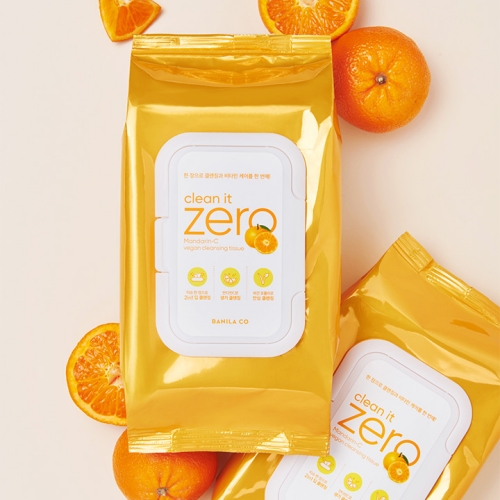 Banila.Co Clean it Zero Mandarin-C Vegan Cleansing Tissue 80wipes