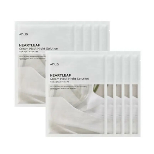 ANUA Heartleaf Cream Mask Night Solution 10EA