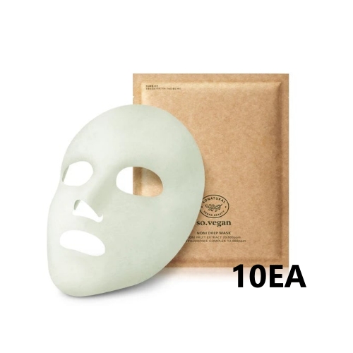 So'Natural So Vegan Noni Deep Sheet Mask 10ea