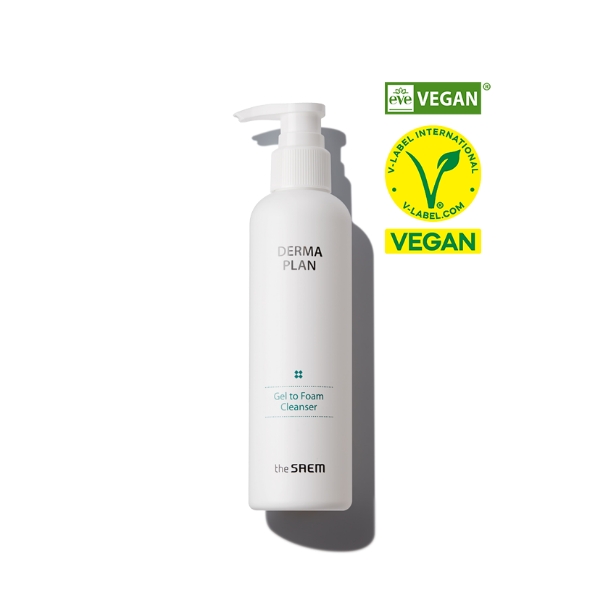 THE SAEM Derma Plan Gel To Foam Cleanser 180ml