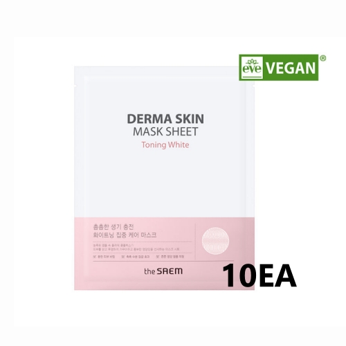 THE SAEM Derma Skin Mask Sheet 25ml*10EA (Toning White)