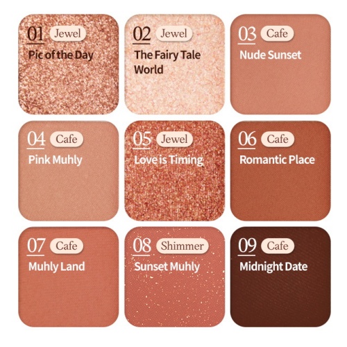 ETUDE Play Color Eyes #Muhly Romance 0.7g*9