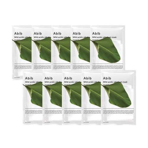 Abib Mild Acidic pH Sheet Mask Heartleaf Fit 10P