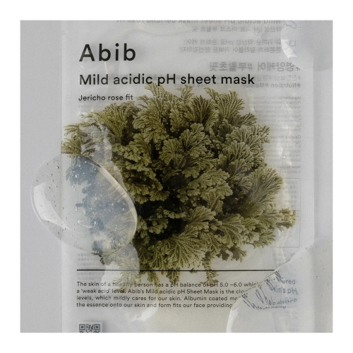 Abib Mild acidic pH sheet mask Jericho rose fit (10 sheets)