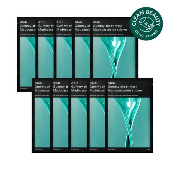 Abib Gummy sheet mask Madecassoside sticker (10 sheets)