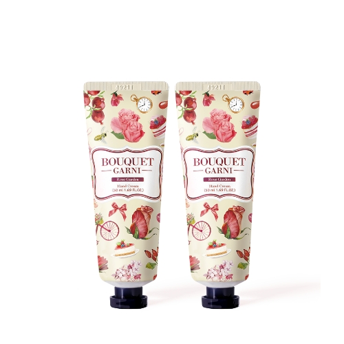 BOUQUET GARNI Hand Cream Rose Garden 50ml*2EA