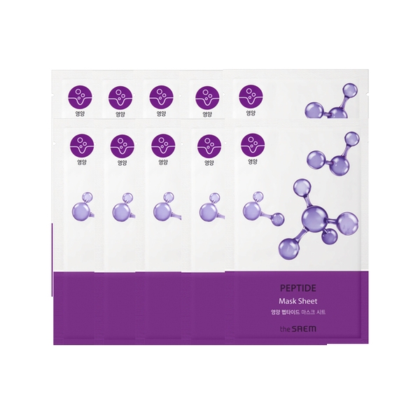 THE SAEM Bio Solution Nourishing Peptide Mask 10EA