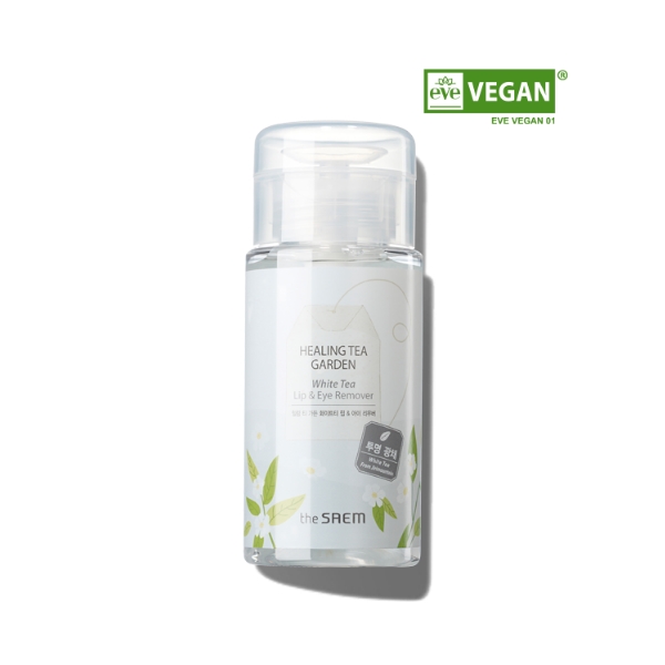 THE SAEM Healing Tea Garden White Tea Lip & Eye Remover 150ml