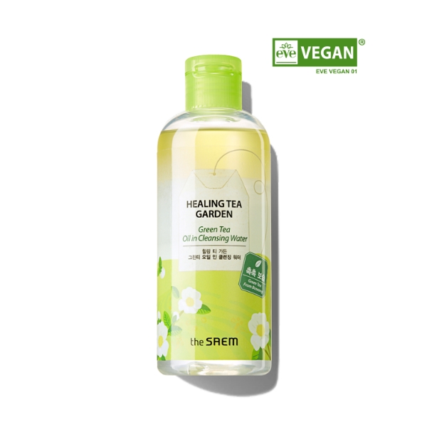 THE SAEM Healing Tea Garden Green Tea Oil in Cleansing Water 300ml