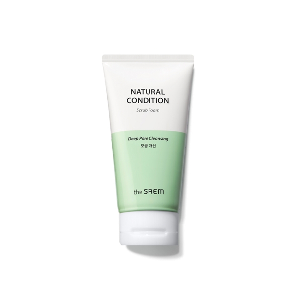 THE SAEM Natural Condition Scrub Foam (Deep Pore Cleansing) 150ml