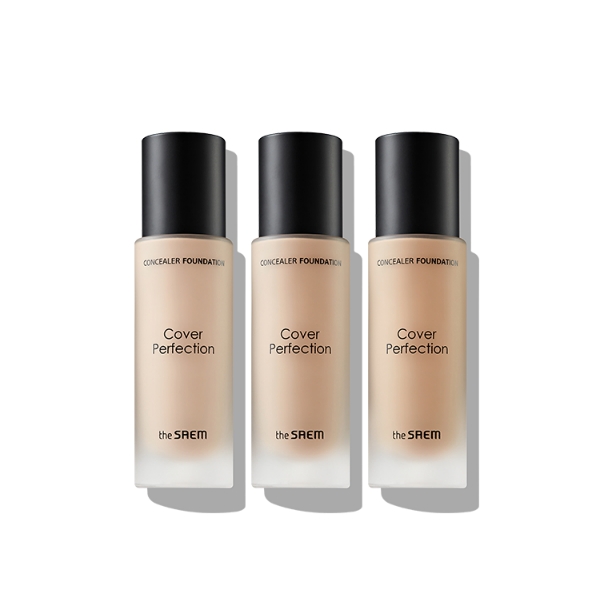 THE SAEM Cover Perfection Concealer Foundation 30ml (3 colors)