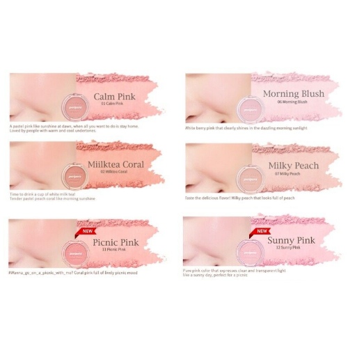 PERIPERA Pure Blushed Sunshine Cheek 4.2g (6color)