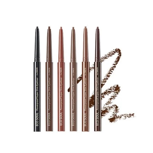 THE SAEM Eco Soul Powerproof Super Slim Eyeliner (6Color)