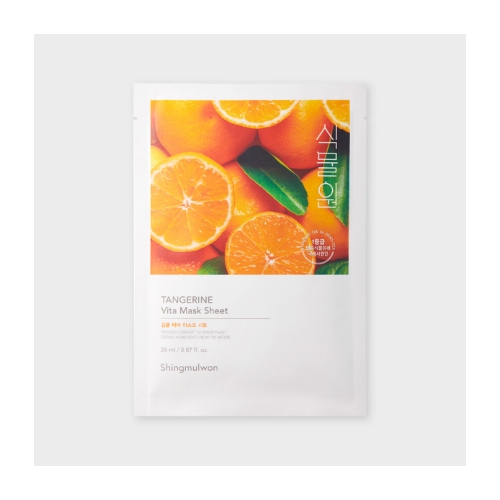 Shingmulwon Tangerine Vita Sheet Mask Pack 1Sheet