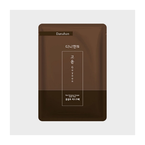 Danahan Red Ginseng vinegar Sheet Mask Pack 1Sheet