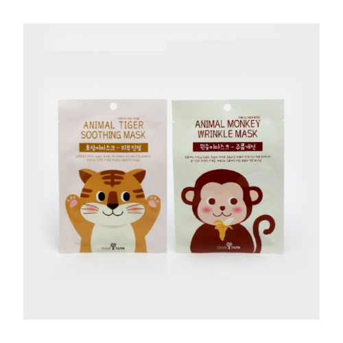Animal Mask Pack 1EA (Monkey/Tiger)