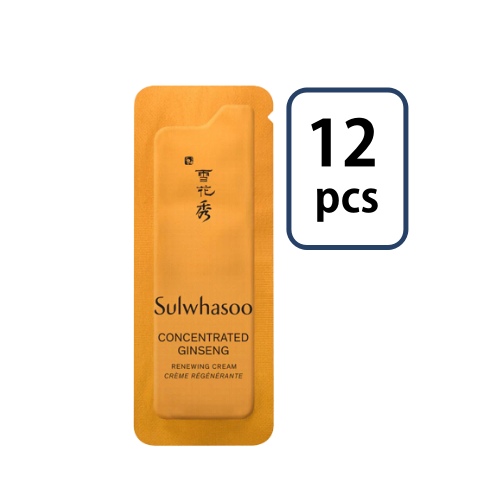 Sulwhasoo Concentrated Ginseng Renewing Cream Sachet 1ml*12pcs
