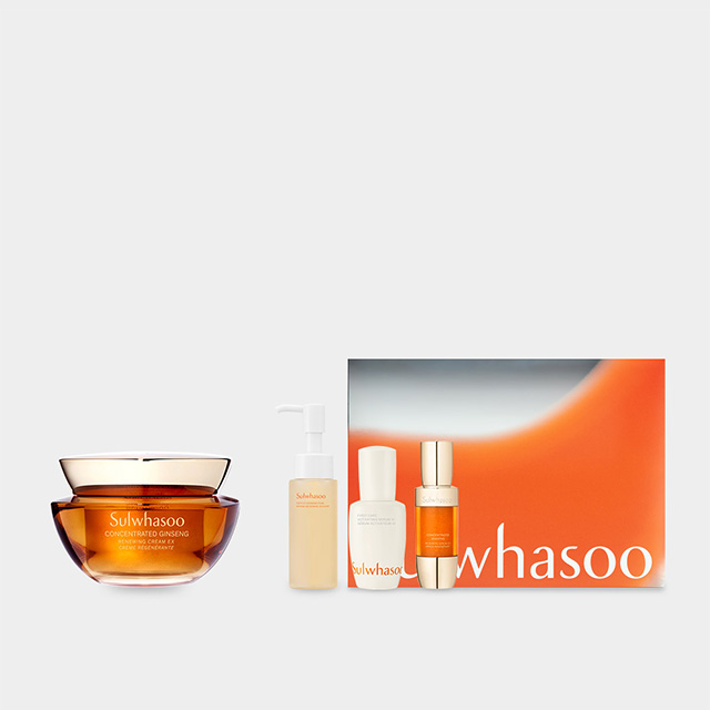 Sulwhasoo Concentrated Ginseng Renewing Cream EX #Classic Set Holiday Edition 