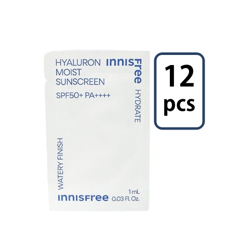 Innisfree Hyaluron Moist Sunscreen SPF50+ PA++++ 1ml *12ea