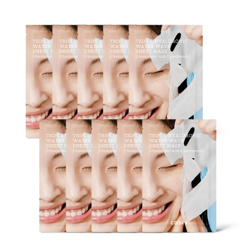 COSRX Hydrium Triple Hyaluronic Water Wave Sheet Mask 10ea