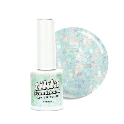 [Clearance] Tilda Glitter Gel Polish Neon Bloom #T084