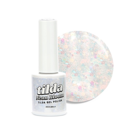 [Clearance] Tilda Glitter Gel Polish Neon Bloom #T081