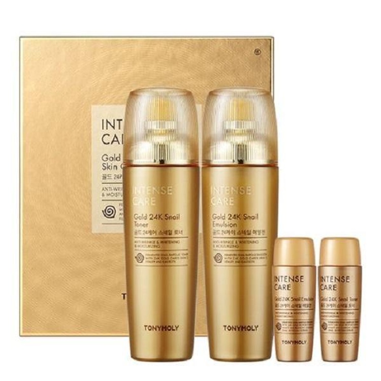 TONYMOLY Intense Care Gold 24K Snail Basic Duo Set