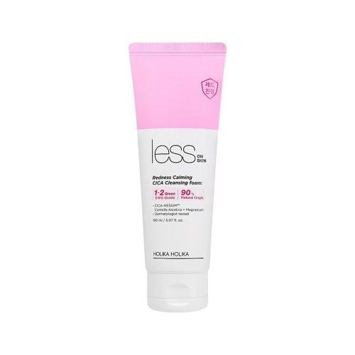 HOLIKA HOLIKA Less on Skin Redness Calming CICA Cleansing Foam 150ml