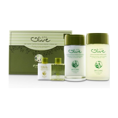 3W Clinic Olive For Man Fresh 2 Items Set