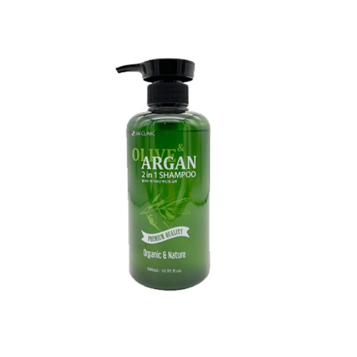 3W Clinic Olive & Argan 2In1 Shampoo 500ml