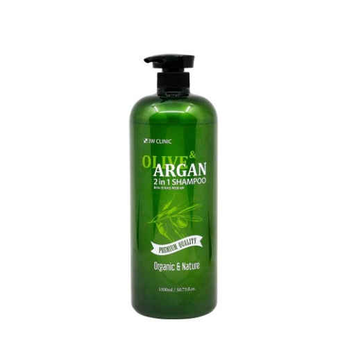 3W Clinic Olive & Argan 2In1 Shampoo 1500ml
