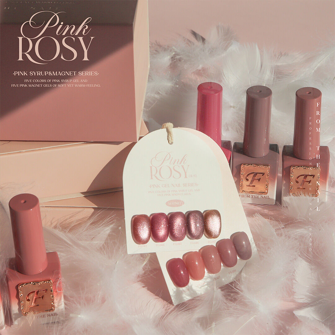 From The Nail Pink Rosy 10Colors Set