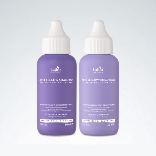 Lador Anti-Yellow Shampoo 50ml & Treatment 50ml