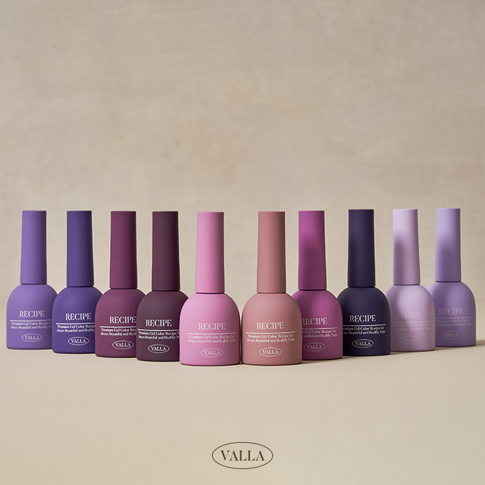 VALLA Solid Purple 10Colors Set