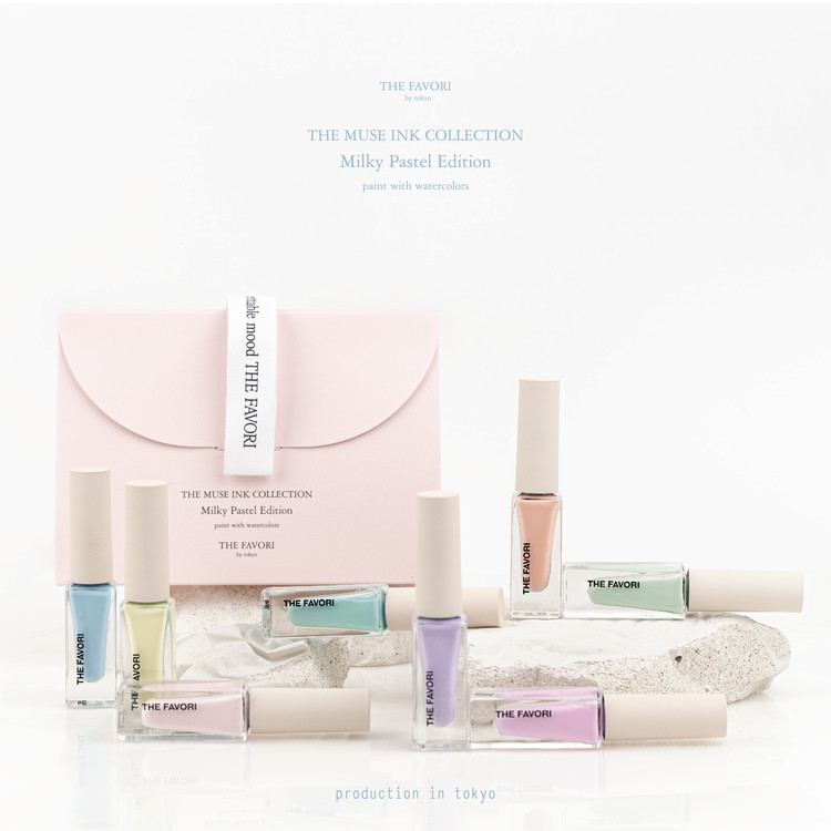 The Favori The Muse Milky Pastel Ink Edition 8colors Set