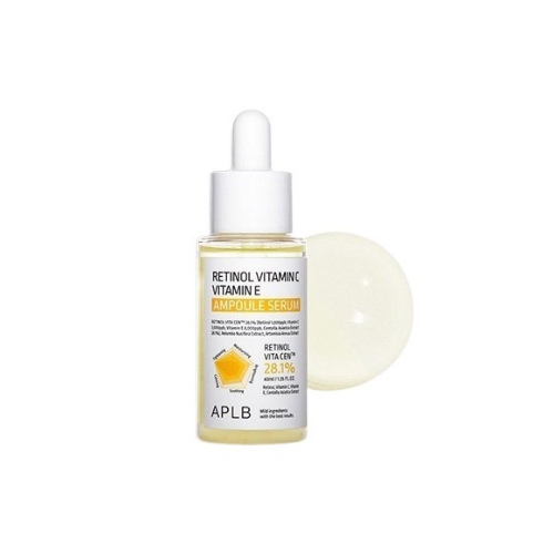 APLB Retinol Vitamin C Vitamin E Ampoule Serum 40ml