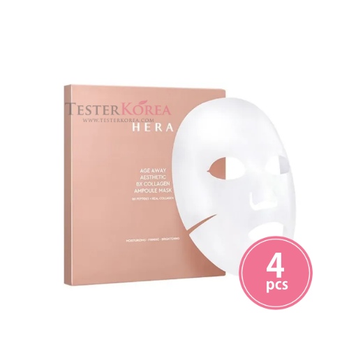 HERA Age Away Aesthetic BX Collagen Ampoule Mask 33g * 4ea