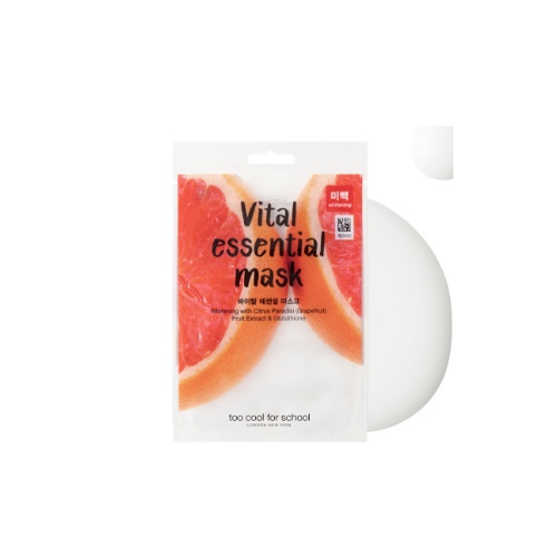 too cool for school Vital Essential Whitening Mask 1ea