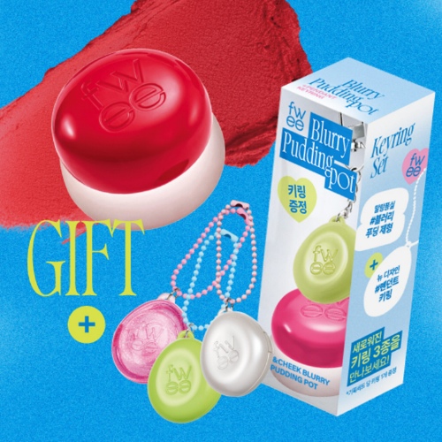 fwee Lip & Cheek Blurry Pudding Pot (30 Colors)