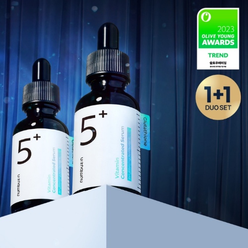 numbuzin No.5+ Vitamin Concentrated Serum 30mL+30mL Duo Set