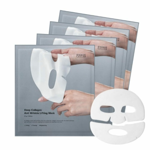 SUNGBOON EDITOR Deep Collagen Anti Wrinkle Lifting Mask 4ea