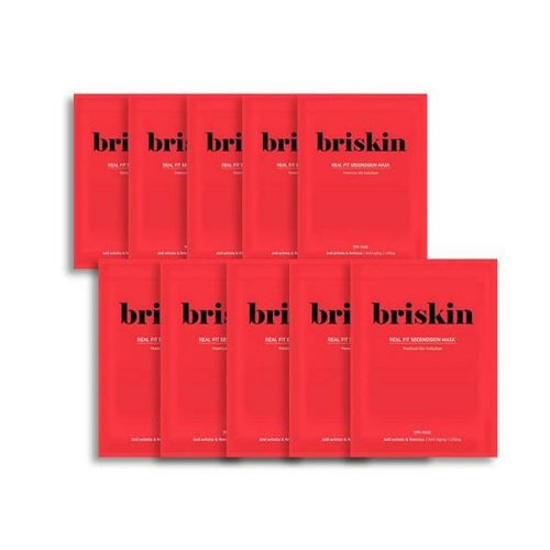 briskin Real Fit Secondskin Anti-Aging Mask Sheet 10 Sheets