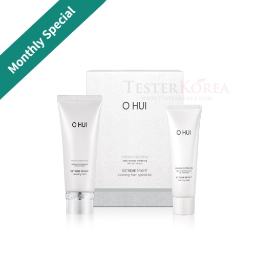 OHUI Extreme Bright Cleansing Foam Special Set